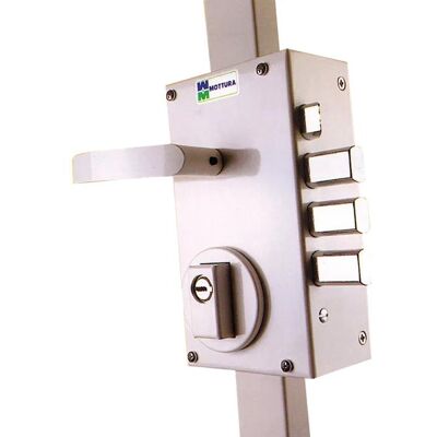 MOTTURA 38468VGMXA2P - Stahl 3-Punkt-Verriegelung, Braun MOTTURA 38468VGMXA2P - Stahl 3-Punkt-Verriegelung, Braun