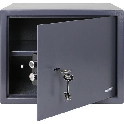 Hmf - Möbeltresor Doppelbartschloss, Safe, 38 X 30 X 30 Cm, Anthrazit, 49203-11 Hmf - Möbeltresor Doppelbartschloss, Safe, 38 X 30 X 30 Cm, Anthrazit, 49203-11