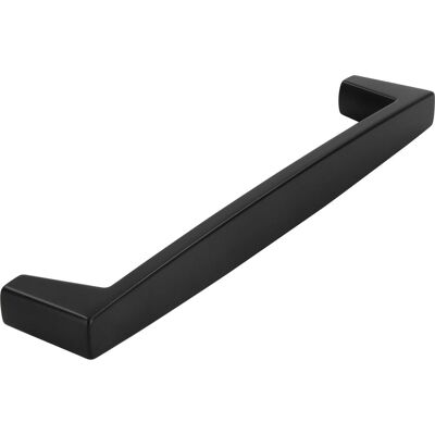 Siro Griff Calma La 160 Mm Möbelgriff Zinkdruckguss Schwarz Matt Lackiert, Breite 170 Mm, Lochabstand 160 Mm, Inklusive 2 Schrauben Siro Griff Calma La 160 Mm Möbelgriff Zinkdruckguss Schwarz Matt Lackiert, Breite 170 Mm, Lochabstand 160 Mm, Inklusive 2 Schrauben