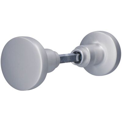 Alpertec - Knopfdrückerpaar Ø 5,0 Cm Aluminium F1 Silber Ø 50 Mm Türbeschläge Alpertec - Knopfdrückerpaar Ø 5,0 Cm Aluminium F1 Silber Ø 50 Mm Türbeschläge