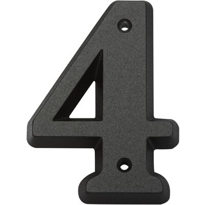 NOVAP - Numero 4 - Mattes Zamak - 8 x 4,5 cm - Nägel NOVAP - Numero 4 - Mattes Zamak - 8 x 4,5 cm - Nägel