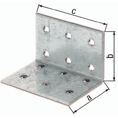 Equerre Perforée Alberts Fixation Robuste Pour Bois Et Métal - Alberts Equerre Perforée Alberts Fixation Robuste Pour Bois Et Métal - Alberts