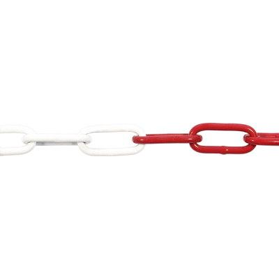 POSAMO - Catena Saldata C6 - rot-weiß - 10 m - Welding chain POSAMO - Catena Saldata C6 - rot-weiß - 10 m - Welding chain
