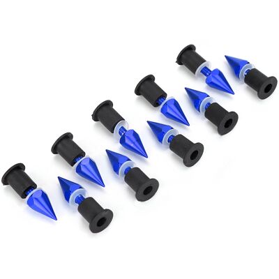 HEAT Windschutzscheiben-befestigungsbolzen M5 Schrauben Muttern Motorrad-modifikationszubehör Blau HEAT Windschutzscheiben-befestigungsbolzen M5 Schrauben Muttern Motorrad-modifikationszubehör Blau