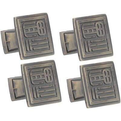 HEAT Stück Vintage-knöpfe, Selbstklebend, Retro-kupfer-schranktürgriff Mit Klebeplatte Und Schraube Für Schrankzubehör HEAT Stück Vintage-knöpfe, Selbstklebend, Retro-kupfer-schranktürgriff Mit Klebeplatte Und Schraube Für Schrankzubehör