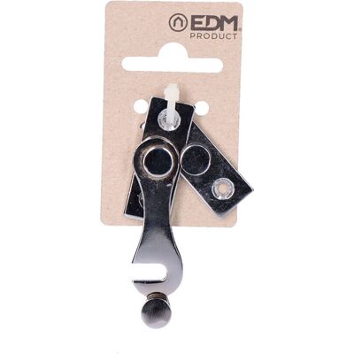 EDM Stahl H-förmiger Türverschluss - 6cm, Links, Chrom EDM Stahl H-förmiger Türverschluss - 6cm, Links, Chrom