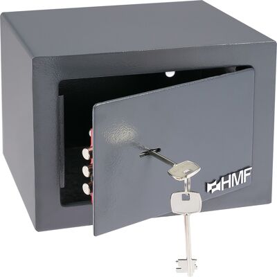 Hmf - 49216-11 Möbeltresor Doppelbartschloss, Safe Tresor Klein Mit Schlüssel, 23 X 17 X 17 Cm, Anthrazit Hmf - 49216-11 Möbeltresor Doppelbartschloss, Safe Tresor Klein Mit Schlüssel, 23 X 17 X 17 Cm, Anthrazit