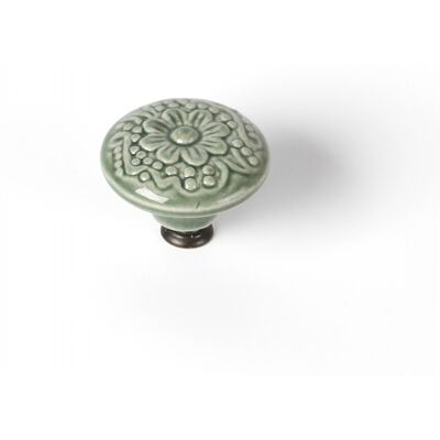 REI - Rotondo Porcellana Verde 44mm - Möbelknopf REI - Rotondo Porcellana Verde 44mm - Möbelknopf
