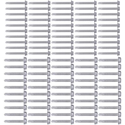 HEAT 100 Stück Selbstschneidende Schrauben, Edelstahl, Sechskant-bohrschrauben 4,2 X 32 Mm Und 4,8 X 32 Mm Für Möbelreparaturen HEAT 100 Stück Selbstschneidende Schrauben, Edelstahl, Sechskant-bohrschrauben 4,2 X 32 Mm Und 4,8 X 32 Mm Für Möbelreparaturen
