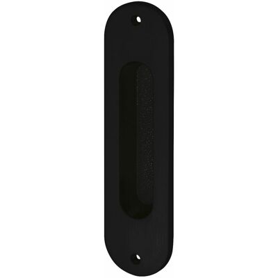 Marchesi - Schiebetürmuschel oval 38x152mm - Schwarz Marchesi - Schiebetürmuschel oval 38x152mm - Schwarz