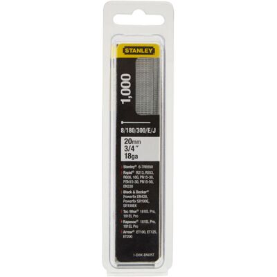 Grohe Box 1000 Nägel 18ga 8/300/e/j Stanley 3/4 - 20 Mm - 1-swk-bn075t Grohe Box 1000 Nägel 18ga 8/300/e/j Stanley 3/4 - 20 Mm - 1-swk-bn075t