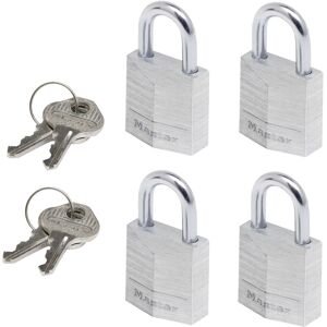 Master Lock - P55992 Vorhängeschloss gleichschließend Silber Schlüsselschloss