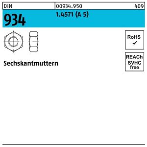 Sechskantmutter DIN 934 M 6 A 5