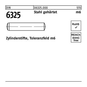 Reyher - Zylinderstift din 6325 8 m6 x 20 Stahl gehärtet Toleranz m6 din 6325