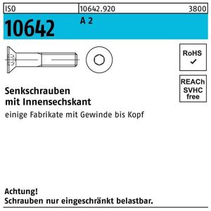 Senkschraube ISO 10642 Innensechskant M 5 x 60 A 2