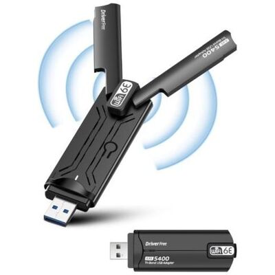 OEM Leistungsstarker Wifi 6e Ax5400 Mbps Adapter, Tri-band 6ghz/5ghz/2.4ghz Wifi Adapter Für Pc, Usb Wifi Adapter, Wifi Dongle, Mu-mimo/usb3.0/wpa3 Für Windows 10/11 OEM Leistungsstarker Wifi 6e Ax5400 Mbps Adapter, Tri-band 6ghz/5ghz/2.4ghz Wifi Adapter Für Pc, Usb Wifi Adapter, Wifi Dongle, Mu-mimo/usb3.0/wpa3 Für Windows 10/11