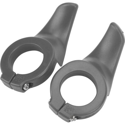 HEAT Poignée De Guidon Secondaire Pour Vélo Avec Anneau De Verrouillage (gris) HEAT Poignée De Guidon Secondaire Pour Vélo Avec Anneau De Verrouillage (gris)