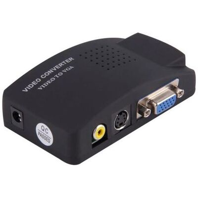 OEM Av-, Rca-, S-video-zu-vga-videoadapter-konverter Für Monitore Und Projektoren OEM Av-, Rca-, S-video-zu-vga-videoadapter-konverter Für Monitore Und Projektoren
