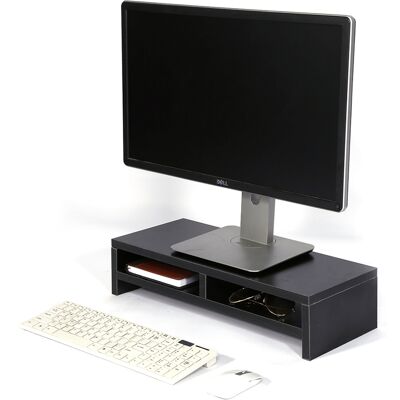 HEAT Computerbildschirmständer, Schwarzer Pc-monitorständer, Lcd-tv-ständer, Laptopständer, Erhöhte Schreibtischablage, Arbeitsplattform, Mehrzweckständer HEAT Computerbildschirmständer, Schwarzer Pc-monitorständer, Lcd-tv-ständer, Laptopständer, Erhöhte Schreibtischablage, Arbeitsplattform, Mehrzweckständer