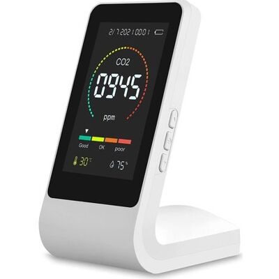 OEM Co₂-detektor, Luftqualitätsdetektor, Luftqualitätsmonitor, Co₂-monitor Für Zuhause Mit Temperatur- Und Feuchtigkeitssensor OEM Co₂-detektor, Luftqualitätsdetektor, Luftqualitätsmonitor, Co₂-monitor Für Zuhause Mit Temperatur- Und Feuchtigkeitssensor