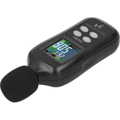 HEAT Tdc801 Dezibel-tester Mit Lcd-anzeige, Digitales Schallpegelmessgerät, Monitor 35 Db–135 Db HEAT Tdc801 Dezibel-tester Mit Lcd-anzeige, Digitales Schallpegelmessgerät, Monitor 35 Db–135 Db