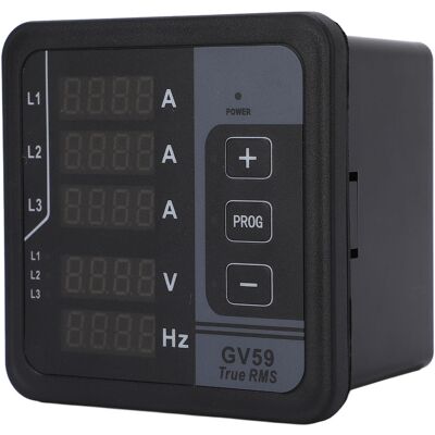 HEAT Generator-voltmeter 165–265 V, Strom- Und Frequenzmesser, Tester Und Monitor Für Drehstromgeneratoren HEAT Generator-voltmeter 165–265 V, Strom- Und Frequenzmesser, Tester Und Monitor Für Drehstromgeneratoren