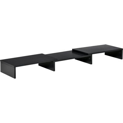 OEM Monitorständer Monitor Stand Dual Bildschirmerhöhung Verstellbare Länge Und Schwenkwinkel Bildschirmständer Für Pc Notebook Laptop Drucker 80-117 X 23,5 X 10 Cm Schwarz OEM Monitorständer Monitor Stand Dual Bildschirmerhöhung Verstellbare Länge Und Schwenkwinkel Bildschirmständer Für Pc Notebook Laptop Drucker 80-117 X 23,5 X 10 Cm Schwarz