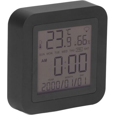 HEAT Intelligente Quadratische Infrarot-fernbedienung Mit Temperatur- Und Feuchtigkeitssensor, Kompatibel Mit 2,4 Ghz Wi-fi Und Drahtlos Für Tuya. HEAT Intelligente Quadratische Infrarot-fernbedienung Mit Temperatur- Und Feuchtigkeitssensor, Kompatibel Mit 2,4 Ghz Wi-fi Und Drahtlos Für Tuya.