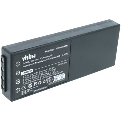 Vhbw - Akku Kompatibel Mit Liebherr Funksteuerung Industrie-funkfernsteuerung Fernbedienung (2000mah, 6v, Nimh) - Schwarz Vhbw - Akku Kompatibel Mit Liebherr Funksteuerung Industrie-funkfernsteuerung Fernbedienung (2000mah, 6v, Nimh) - Schwarz