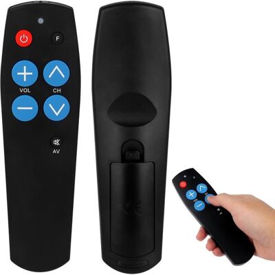 OEM Allecto Plus – Universelle Fernbedienung Für Senioren – Für Tv- Und Kabel-ir-geräte – Einfache Bedienung OEM Allecto Plus – Universelle Fernbedienung Für Senioren – Für Tv- Und Kabel-ir-geräte – Einfache Bedienung
