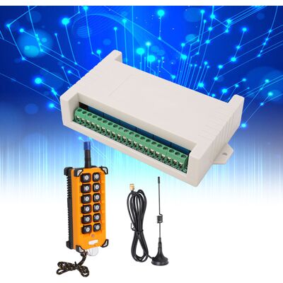 JUTE Industrielle Fernbedienung Mit 12 Tasten Und Rolling Code, 433 Mhz, 20 Dbm, Fsk + Rf34c12+rc44b12+tb450dc12v Funksteuerungs-relais-kit JUTE Industrielle Fernbedienung Mit 12 Tasten Und Rolling Code, 433 Mhz, 20 Dbm, Fsk + Rf34c12+rc44b12+tb450dc12v Funksteuerungs-relais-kit