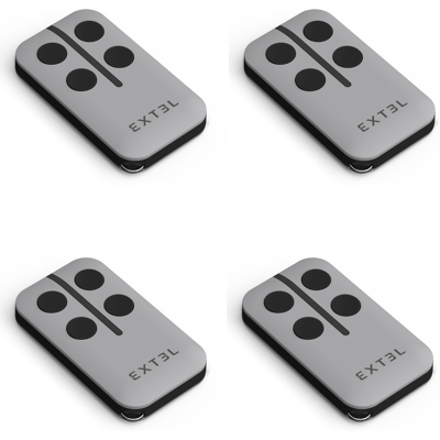 4er-set Extel Umii-fernbedienungen Für Antriebe 4er-set Extel Umii-fernbedienungen Für Antriebe