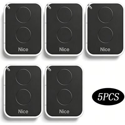 OEM 5er-pack Nice Era-one On2e Fernbedienungen – 2 Kanäle – 433,92 Mhz Frequenz – Reichweite Bis Zu 200 Meter – Kompatibel Mit Nice Motoren OEM 5er-pack Nice Era-one On2e Fernbedienungen – 2 Kanäle – 433,92 Mhz Frequenz – Reichweite Bis Zu 200 Meter – Kompatibel Mit Nice Motoren