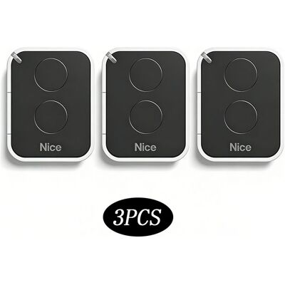 OEM 3er-pack Nice Era-one On2e Fernbedienungen – 2 Kanäle – 433,92 Mhz Frequenz – Reichweite Bis Zu 200 Meter – Kompatibel Mit Nice Motoren OEM 3er-pack Nice Era-one On2e Fernbedienungen – 2 Kanäle – 433,92 Mhz Frequenz – Reichweite Bis Zu 200 Meter – Kompatibel Mit Nice Motoren