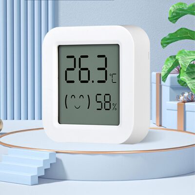 JUTE Tuya Smart Bluetooth Temperatur- Und Feuchtigkeitssensor Mit Digitaler Fernbedienung JUTE Tuya Smart Bluetooth Temperatur- Und Feuchtigkeitssensor Mit Digitaler Fernbedienung