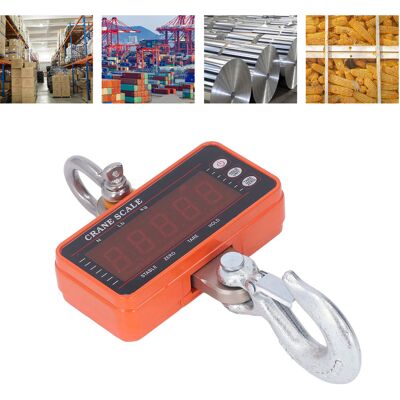 JUTE Industrielle Elektronische Kranwaage, Fünfstellige Led-digitalanzeige, Fernbedienung, 500 Kg/200 G JUTE Industrielle Elektronische Kranwaage, Fünfstellige Led-digitalanzeige, Fernbedienung, 500 Kg/200 G