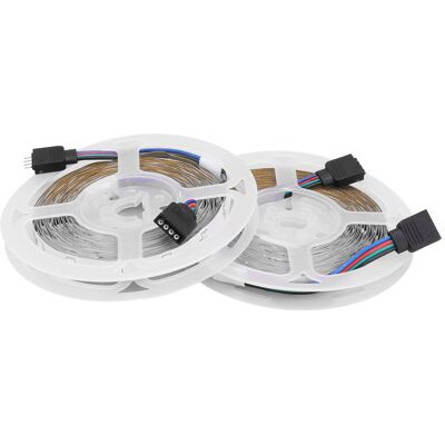 HEAT 60 Leds, 10 M Langer Rgb-led-streifen (dc12v), Inklusive 44-tasten-fernbedienung, Für Die Inneneinrichtung, Flexibler Lichtstreifen HEAT 60 Leds, 10 M Langer Rgb-led-streifen (dc12v), Inklusive 44-tasten-fernbedienung, Für Die Inneneinrichtung, Flexibler Lichtstreifen