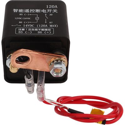 HEAT 12v 120a Batterietrennschalter Mit Fernbedienung, Diebstahlsicherung Für Fahrzeuge, Not-aus-schalter Mit 2 Fernbedienungen HEAT 12v 120a Batterietrennschalter Mit Fernbedienung, Diebstahlsicherung Für Fahrzeuge, Not-aus-schalter Mit 2 Fernbedienungen