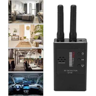 JUTE G738+ Detektor Für Versteckte Kameras, Geräte, Spyware, Fehler, Gps-tracker Und Hf-signalscanner (schwarz) JUTE G738+ Detektor Für Versteckte Kameras, Geräte, Spyware, Fehler, Gps-tracker Und Hf-signalscanner (schwarz)