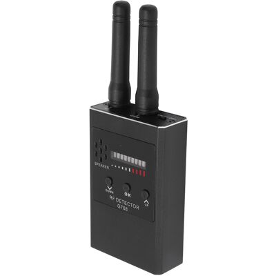 HEAT Drahtloser Hf-signaldetektor Mit Hoher Empfindlichkeit, Kamera, Gps-tracking-gerät, 10-stufige Led, 300–2700 Mhz, Schwarz HEAT Drahtloser Hf-signaldetektor Mit Hoher Empfindlichkeit, Kamera, Gps-tracking-gerät, 10-stufige Led, 300–2700 Mhz, Schwarz