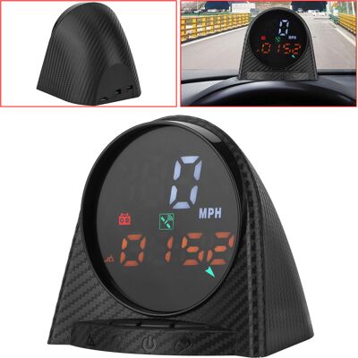 HEAT Gps-head-up-display (hud) Geschwindigkeit Höhe Zeit Kompass Geschwindigkeitsalarm Km/h Mph HEAT Gps-head-up-display (hud) Geschwindigkeit Höhe Zeit Kompass Geschwindigkeitsalarm Km/h Mph