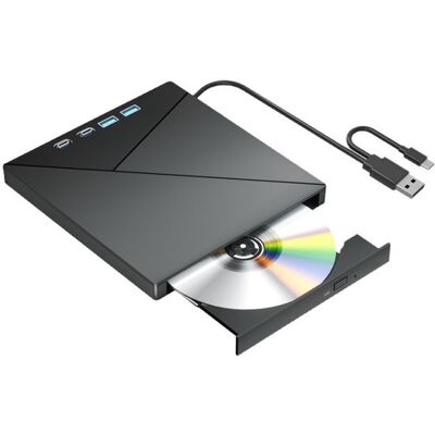OEM Externes Cd Dvd-laufwerk Für Laptops Tragbarer Dvd-brenner Und Cd-leser Mit Usb 3 0 Und Typ-c-anschluss Sd Tf-kartenleser Und Usb-hub Externes 11 3.0 OEM Externes Cd Dvd-laufwerk Für Laptops Tragbarer Dvd-brenner Und Cd-leser Mit Usb 3 0 Und Typ-c-anschluss Sd Tf-kartenleser Und Usb-hub Externes 11 3.0
