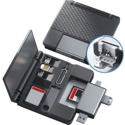 TEHTUY 7-in-1 Multifunktions-otg-micro-sd-/typ-c-kartenleser, Sd-kartenadapter Für Kamera, Smartphone, Tablet, Usb-stick, Sd-karte TEHTUY 7-in-1 Multifunktions-otg-micro-sd-/typ-c-kartenleser, Sd-kartenadapter Für Kamera, Smartphone, Tablet, Usb-stick, Sd-karte