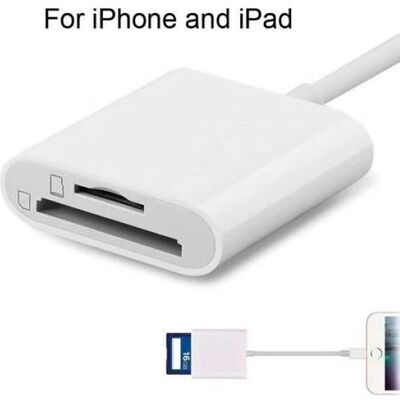 OEM Weißer Mobiler Otg-tf-kartenleser Mit Micro-sd-speicher Und Lightning-anschluss Für Iphone, Ipad Und Ios OEM Weißer Mobiler Otg-tf-kartenleser Mit Micro-sd-speicher Und Lightning-anschluss Für Iphone, Ipad Und Ios