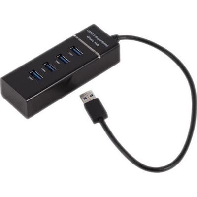 OEM Duokon Usb 3.0 High Speed 4-port Usb 3.0 Hub Konverter Adapter Tragbarer Extender Für Kartenleser Und Macbook (schwarz) OEM Duokon Usb 3.0 High Speed 4-port Usb 3.0 Hub Konverter Adapter Tragbarer Extender Für Kartenleser Und Macbook (schwarz)