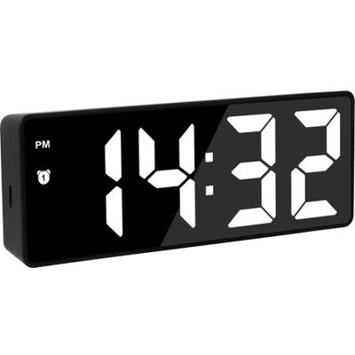 OEM Digitaler Wecker Mit Led-anzeige, 6,7" Großes Led-display, Schlummertaste, Usb-ladeanschluss, 3 Helligkeitsstufen (weißes Licht) OEM Digitaler Wecker Mit Led-anzeige, 6,7" Großes Led-display, Schlummertaste, Usb-ladeanschluss, 3 Helligkeitsstufen (weißes Licht)
