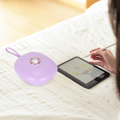JUTE Tragbarer Und Kreativer Digitaler Led-wecker Für Schüler Und Kinder, Mit Schlummerfunktion, Leiser Und Kraftvoller Vibration, Lilaviolett. JUTE Tragbarer Und Kreativer Digitaler Led-wecker Für Schüler Und Kinder, Mit Schlummerfunktion, Leiser Und Kraftvoller Vibration, Lilaviolett.