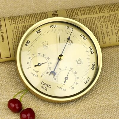 OEM Präzisions-barometer Ohne Flüssigkeit, Drei-in-eins-wetterstation Mit Barometer, Thermometer Und Hygrometer Geeignet Für Den Innen- Und Außenbereich Inklusive Stahlrahmen. OEM Präzisions-barometer Ohne Flüssigkeit, Drei-in-eins-wetterstation Mit Barometer, Thermometer Und Hygrometer Geeignet Für Den Innen- Und Außenbereich Inklusive Stahlrahmen.