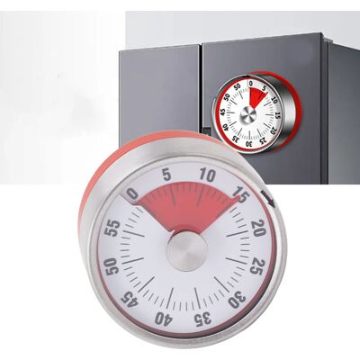 JUTE Küchentimer, Erinnerungsfunktion Zum Backen Und Kochen, Mechanischer Countdown-wecker, Hörbar, Magnetisch. JUTE Küchentimer, Erinnerungsfunktion Zum Backen Und Kochen, Mechanischer Countdown-wecker, Hörbar, Magnetisch.