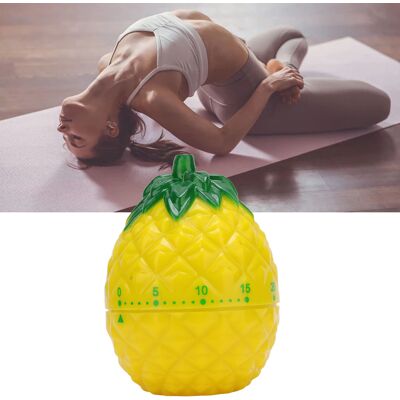 JUTE Ananas-timer, Mechanischer Aufzieh-timer, Frucht-timer, Countdown-wecker JUTE Ananas-timer, Mechanischer Aufzieh-timer, Frucht-timer, Countdown-wecker